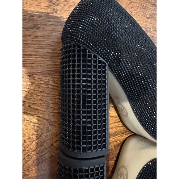 MICHAEL Michael Kors Women's Maxine Crystal Embellished Pump Black Size 6.5 - Picture 10 of 11